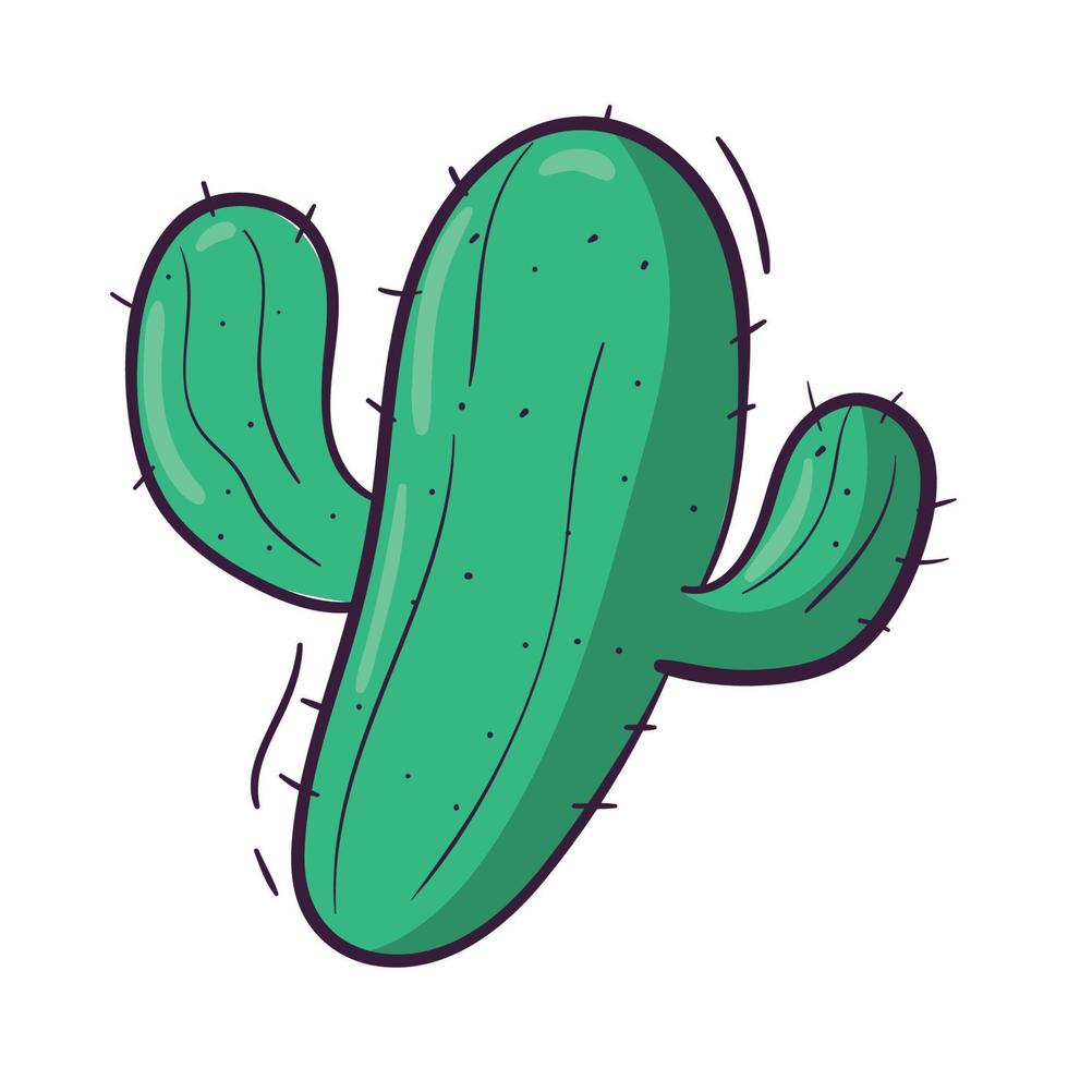 cactus plant icon vector