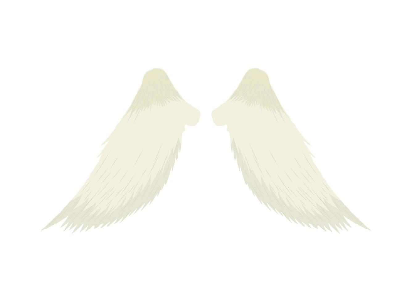 wings fly angel vector