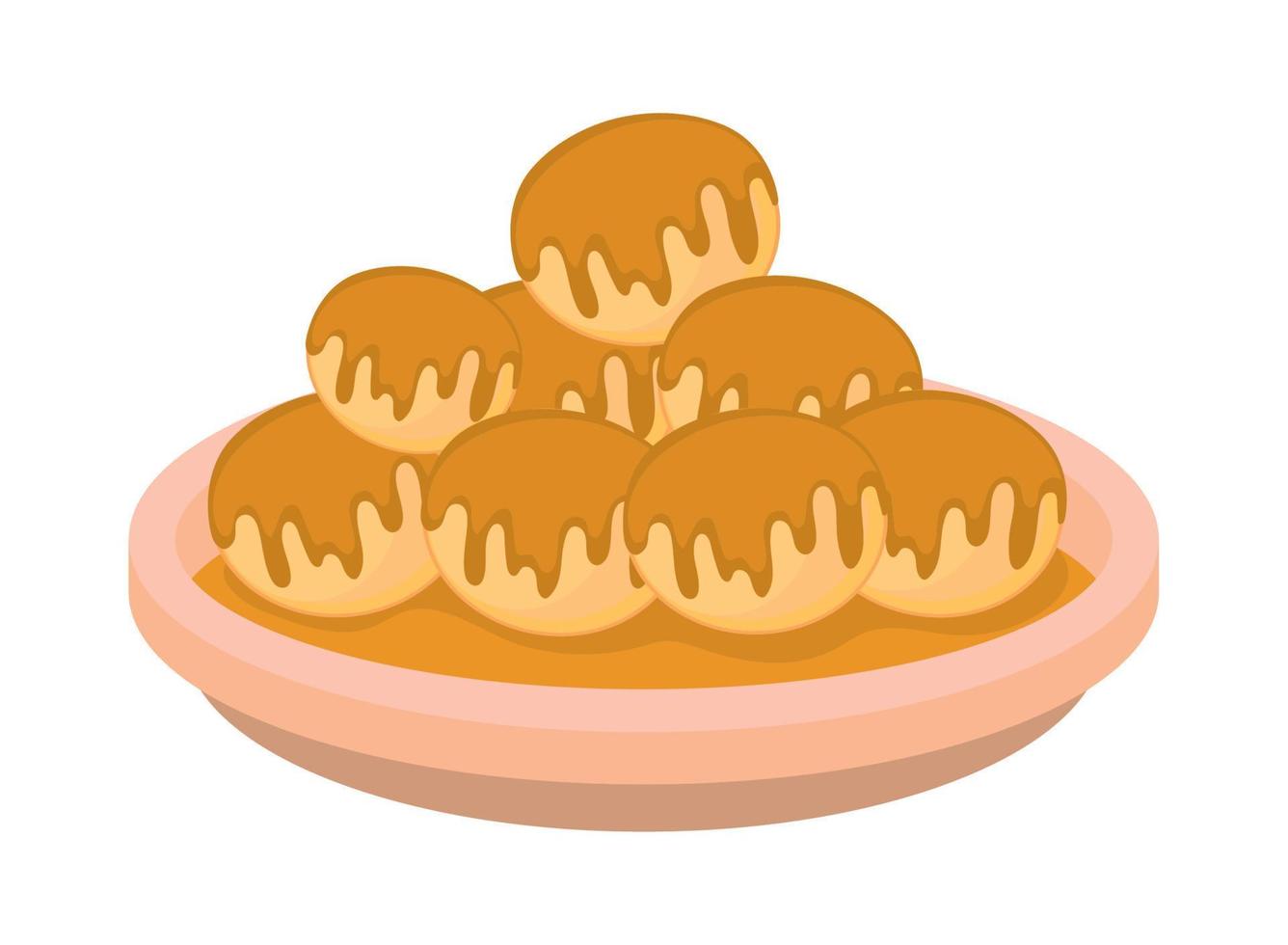 indian cakes traditional vector