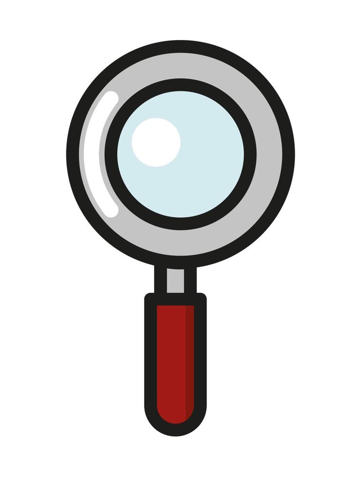 magnifying glass icon vector