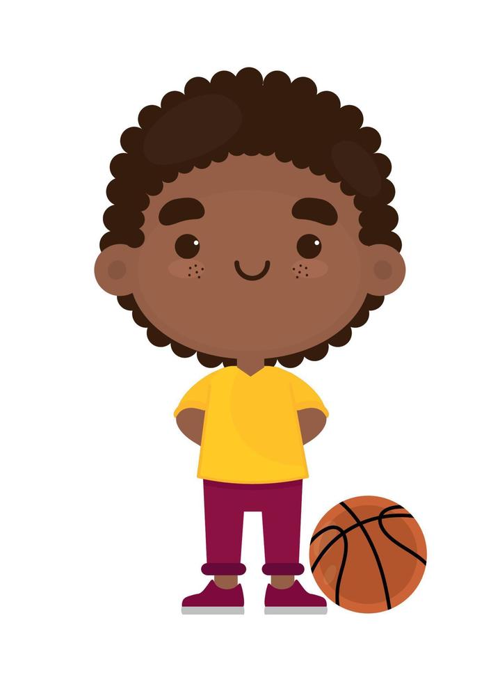 cartoon kawaii boy vector