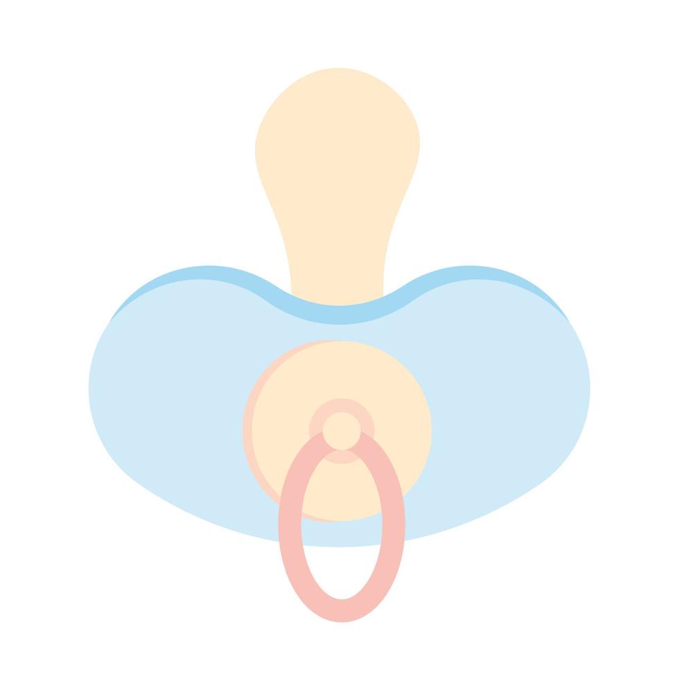 baby pacifier icon vector