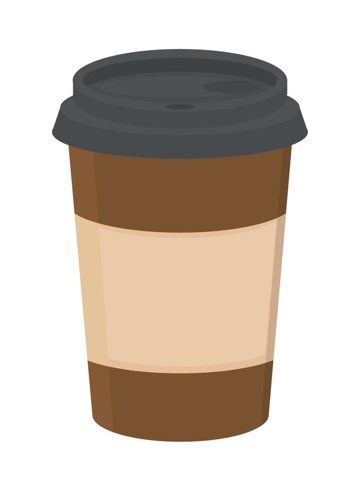 takeaway coffee cup vector