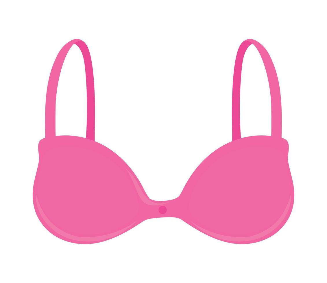 pink bra underwear vector