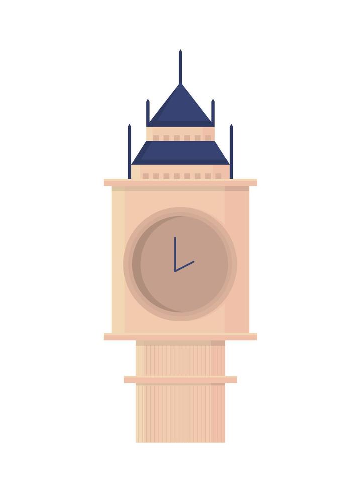 Big Ben tower icon vector