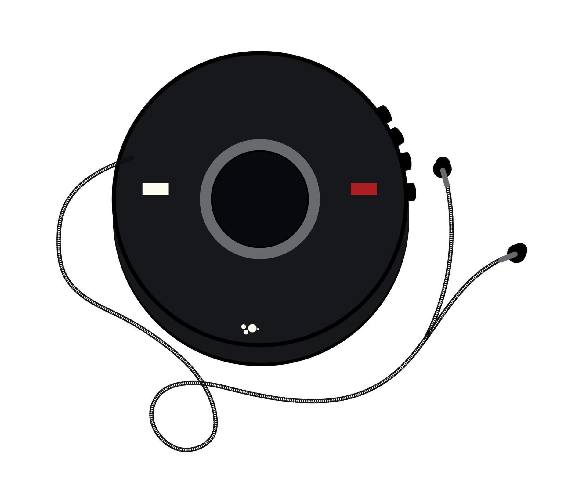 portable cd player 10967501 Vector Art at Vecteezy