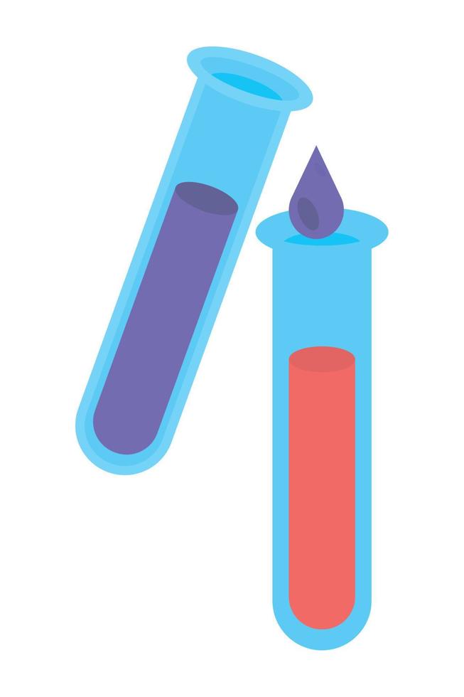 chemical laboratory flask vector