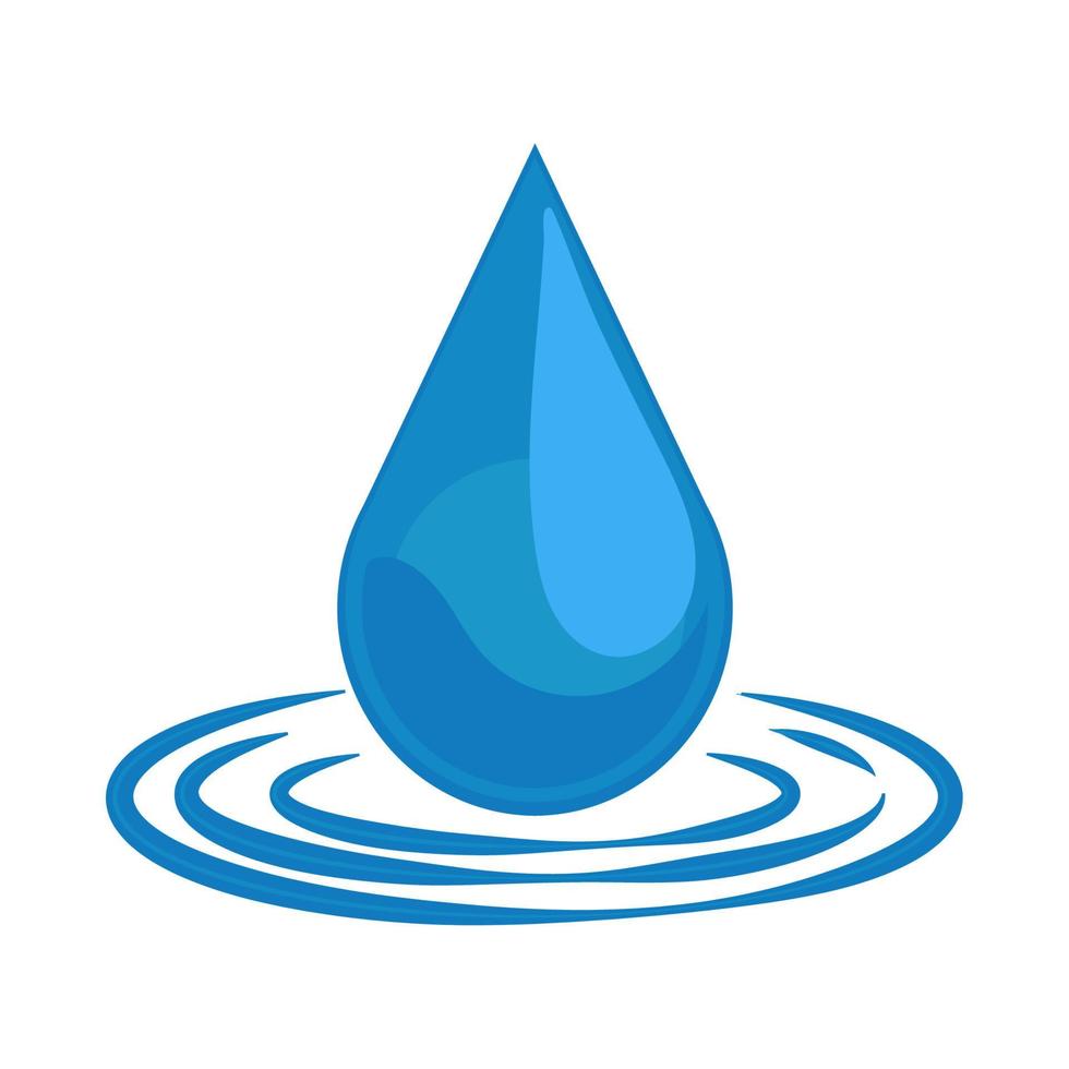 drop water liquid vector