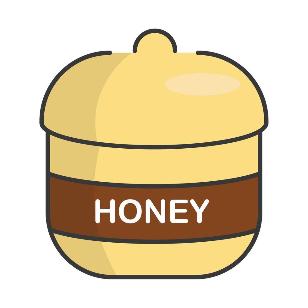 honey flat icon vector