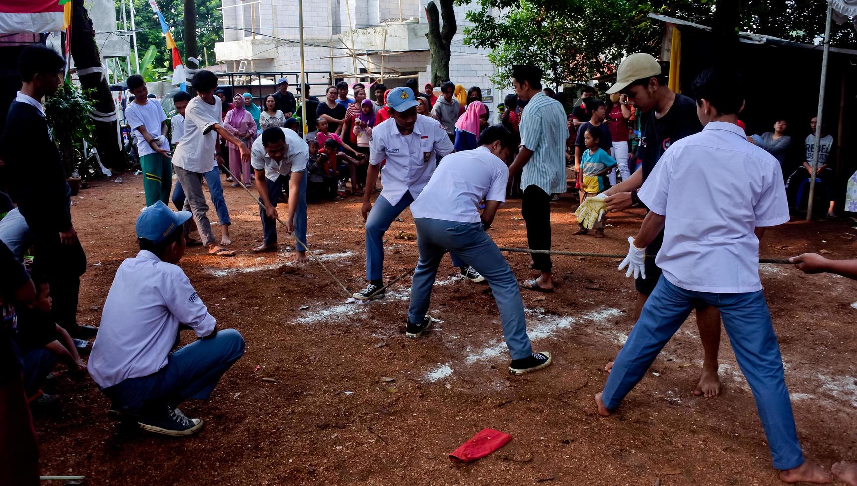 Pamulang, August 17, 2022. Various competitions to commemorate Indonesia's independence day were carried out in a simple but still lively manner. photo