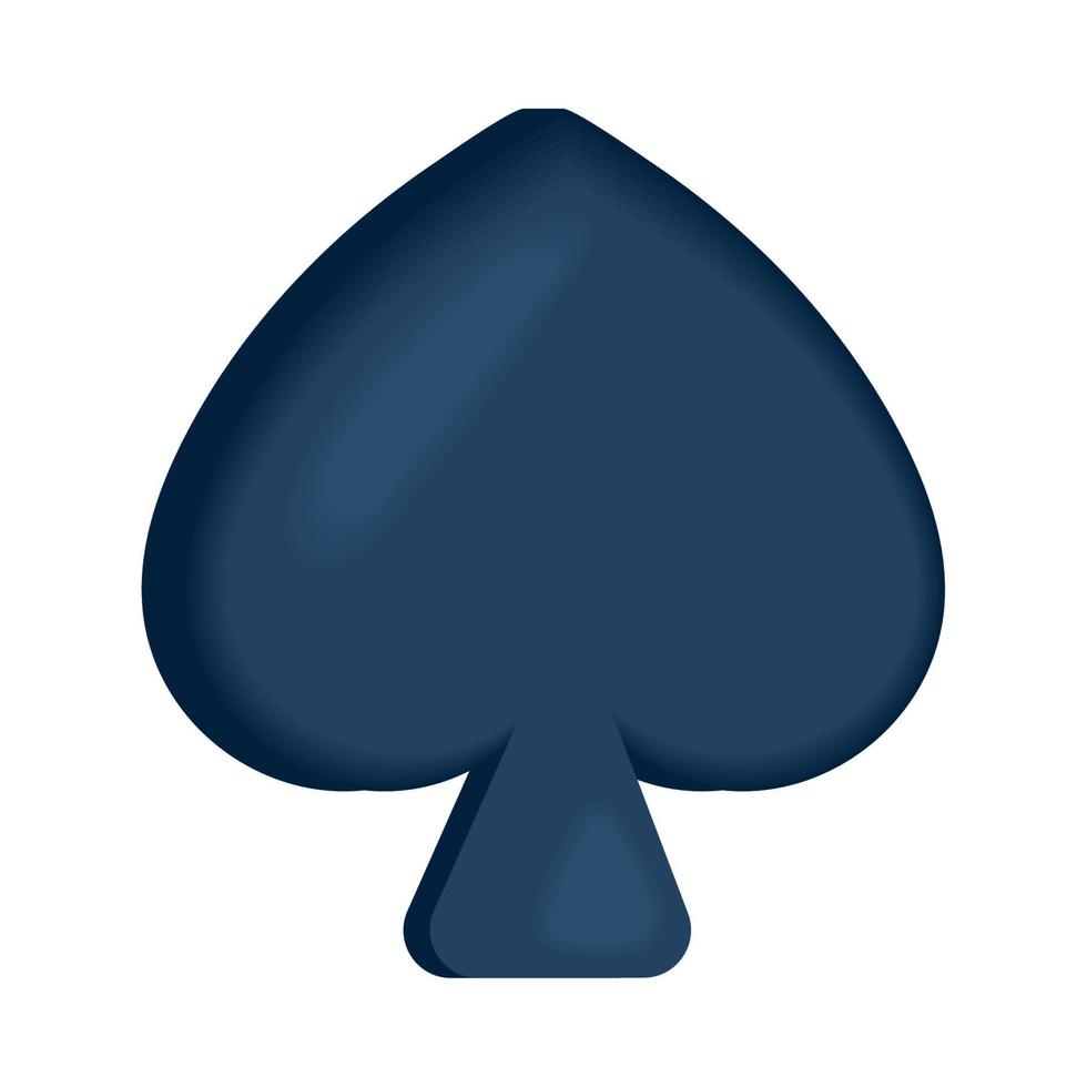 game spade icon vector