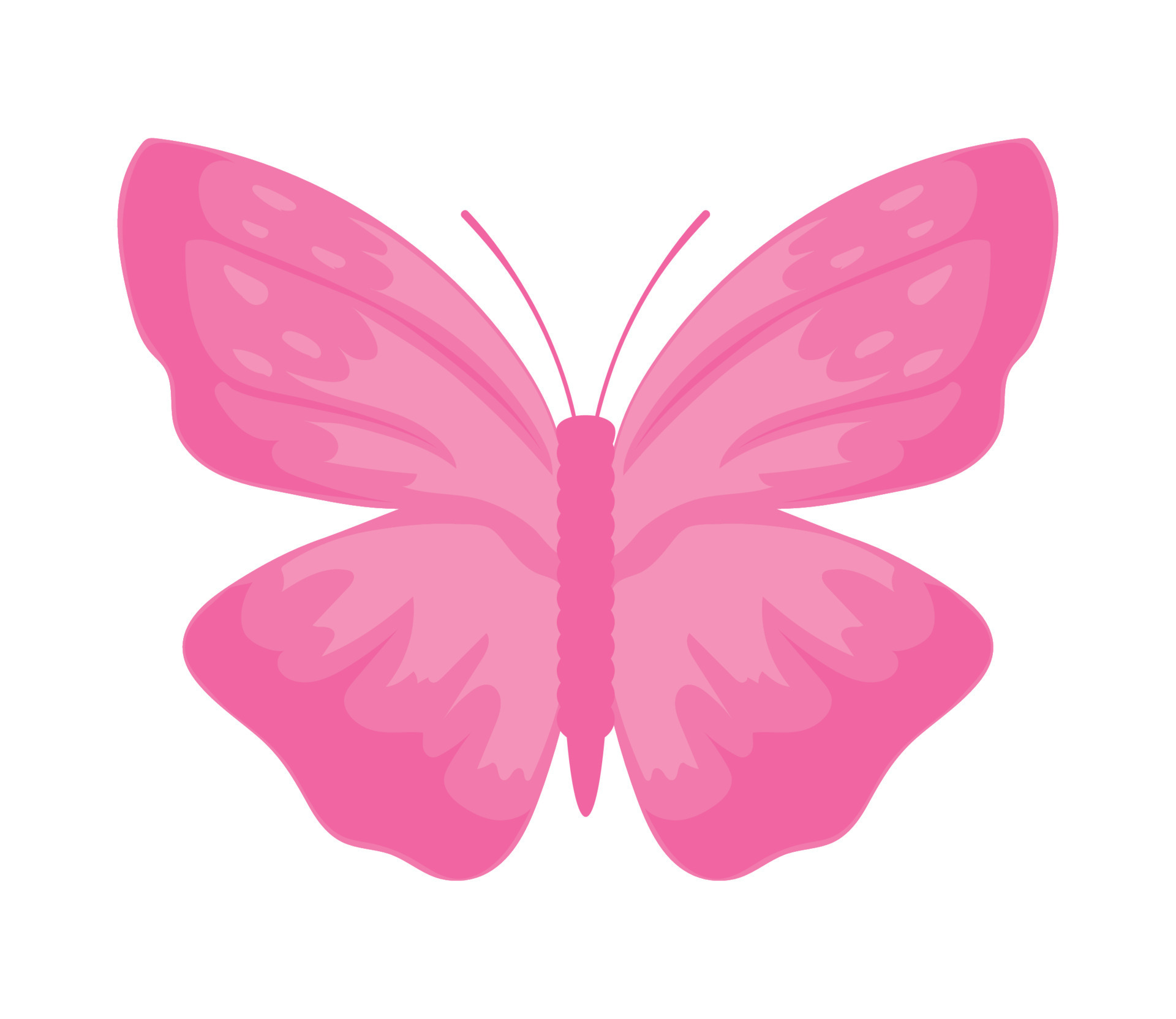 pink butterfly icon 10967873 Vector Art at Vecteezy