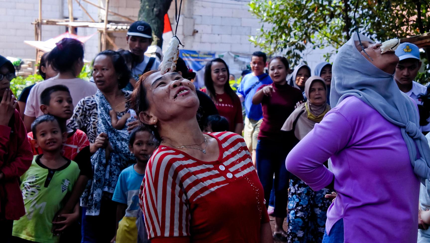 Pamulang, August 17, 2022. Various competitions to commemorate Indonesia's independence day were carried out in a simple but still lively manner. photo