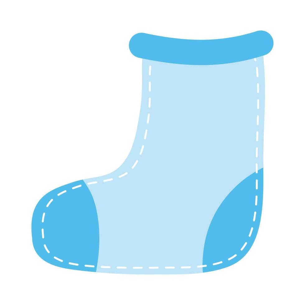 baby sock icon vector