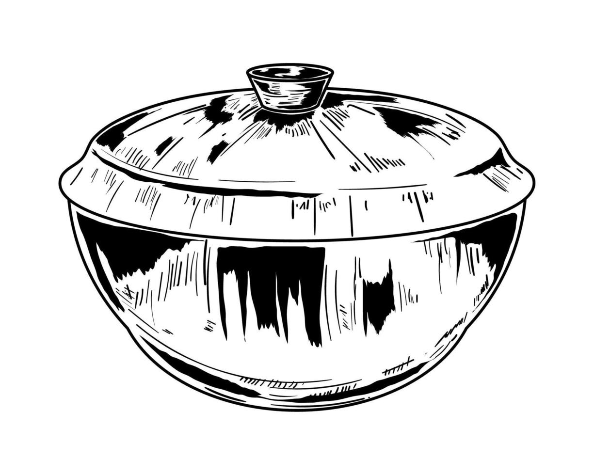bowl with cap icon vector