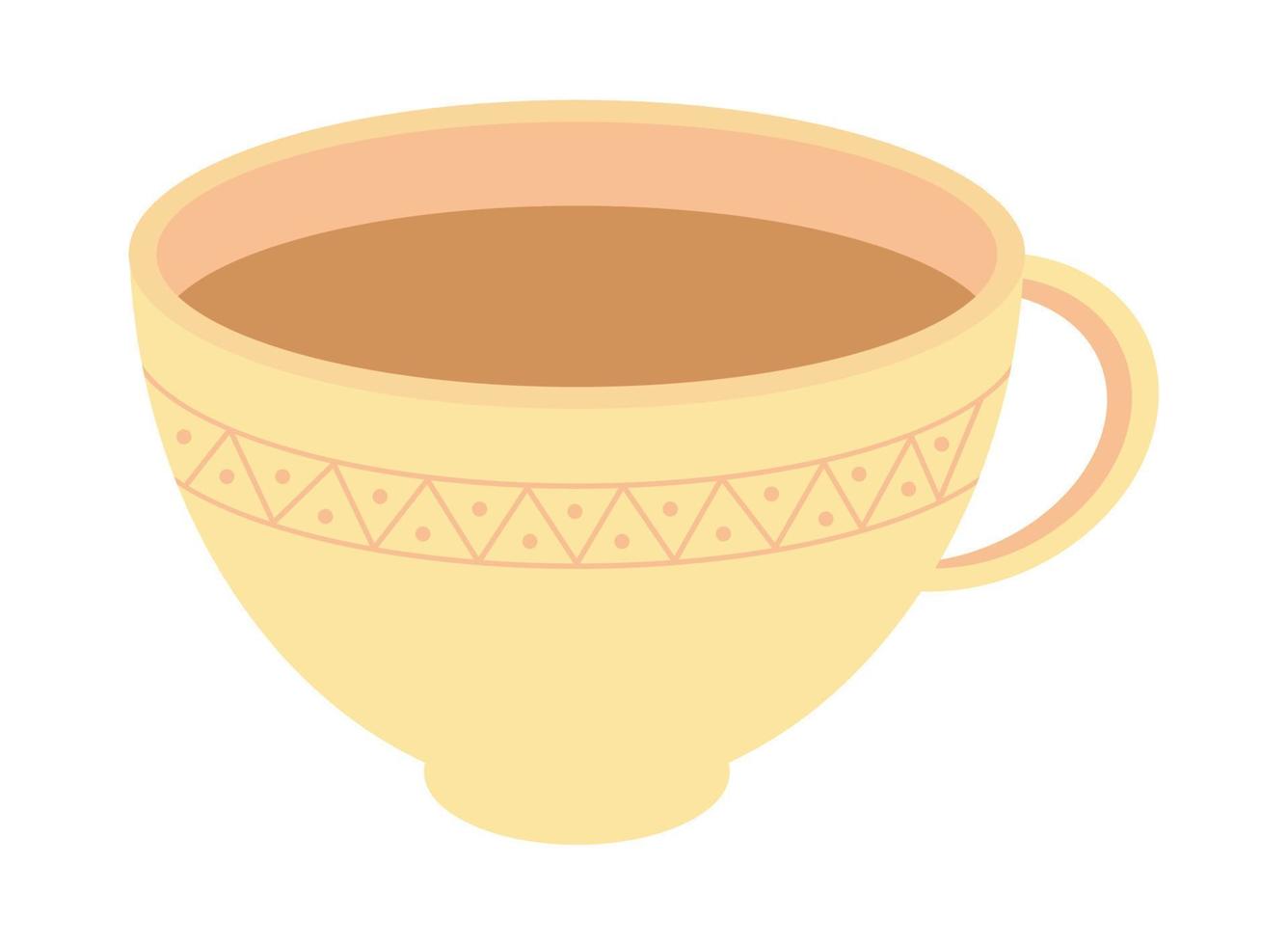 cup of coffee kitchen vector