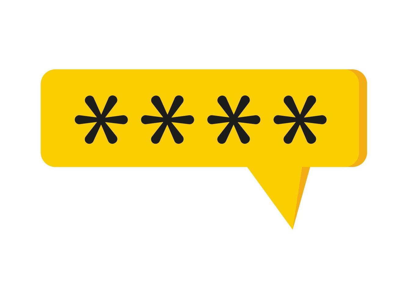 secure login password vector
