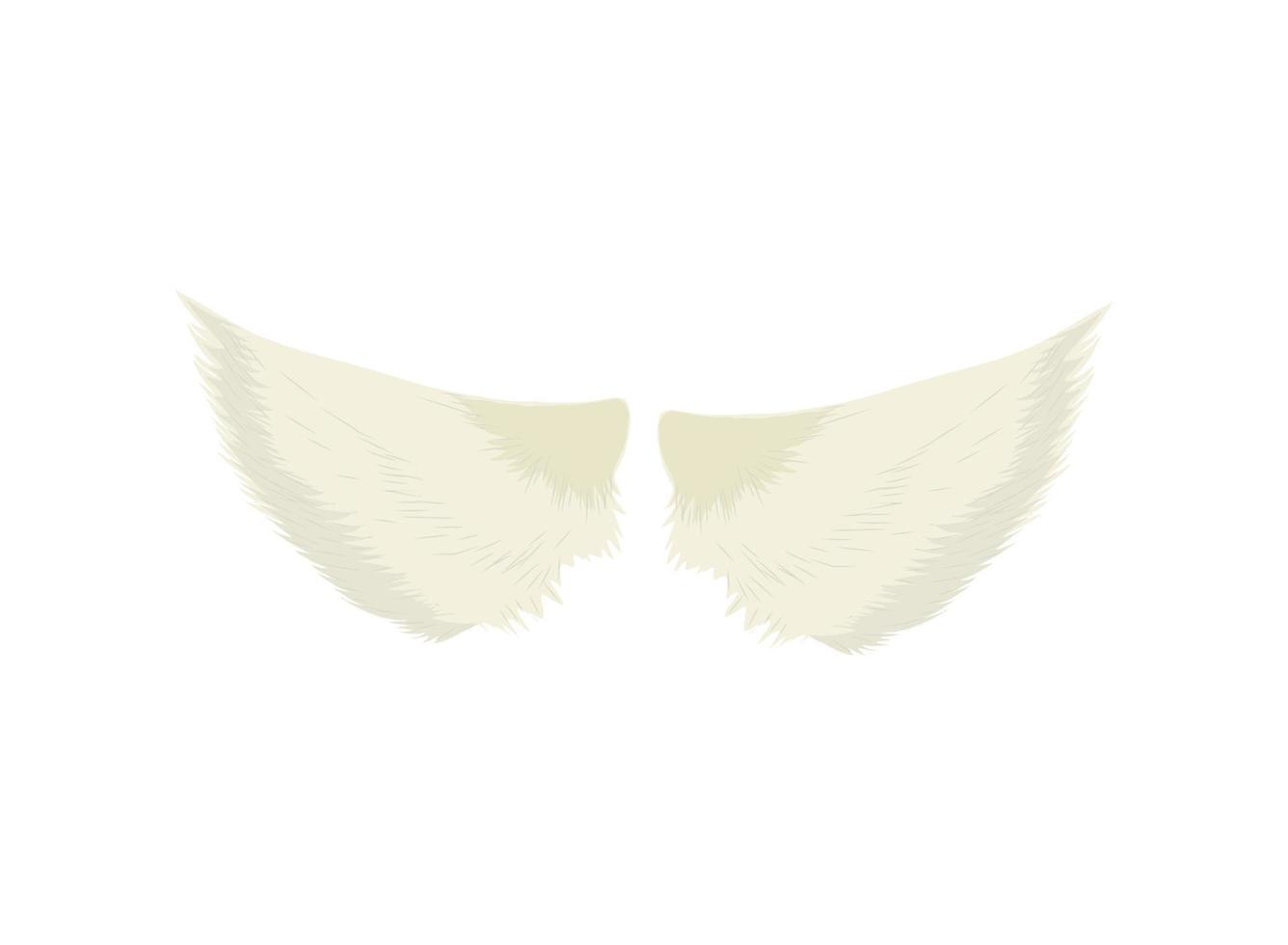 angel wings vector style
