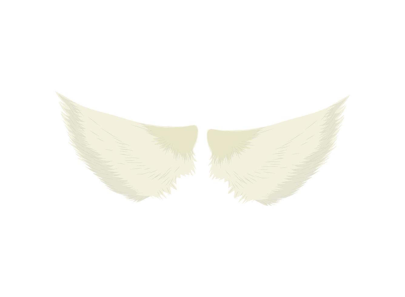 estilo de vector de alas de ángel