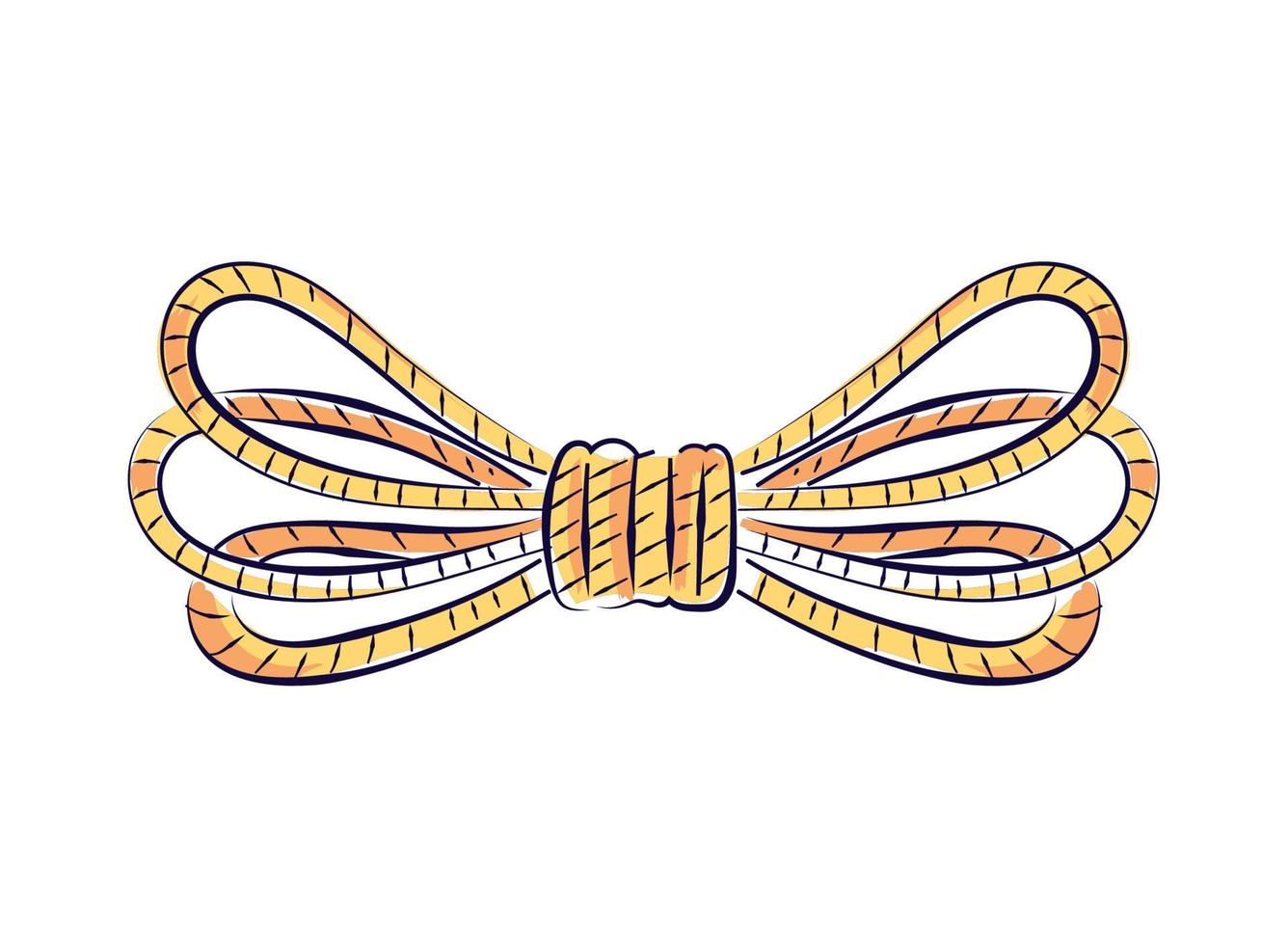 rope vintage icon vector