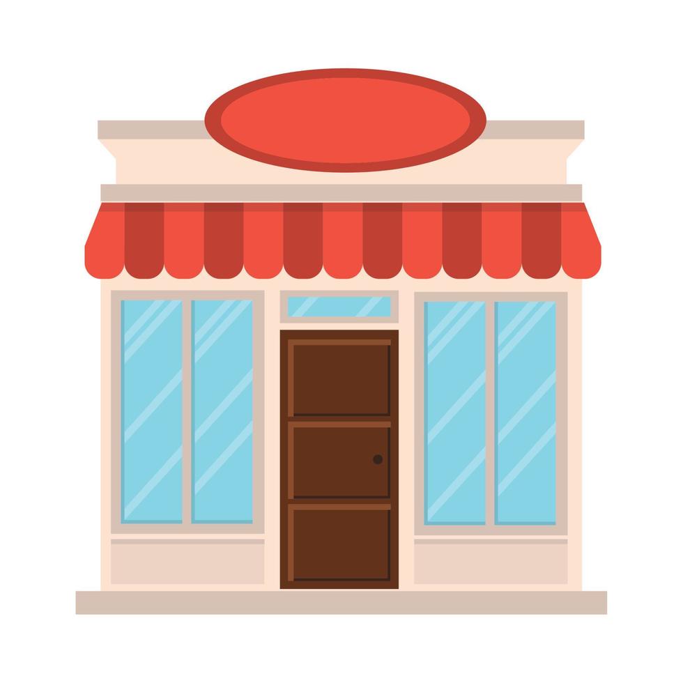 building store commerce vector