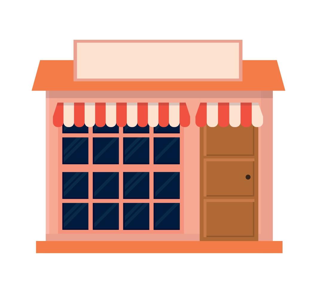 shop city building vector