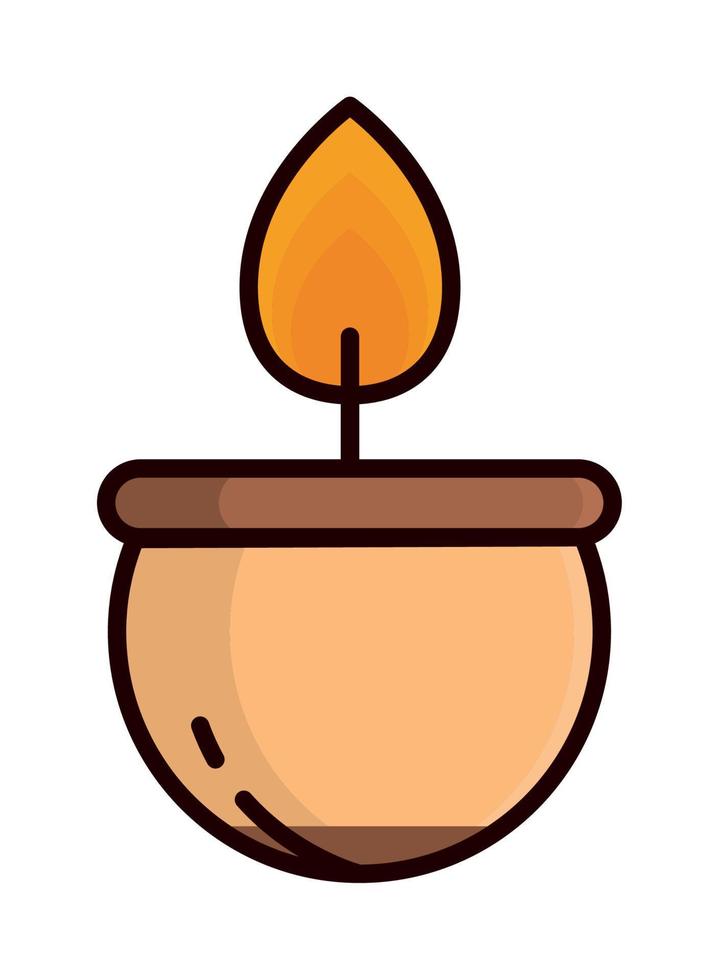 lamp light icon vector