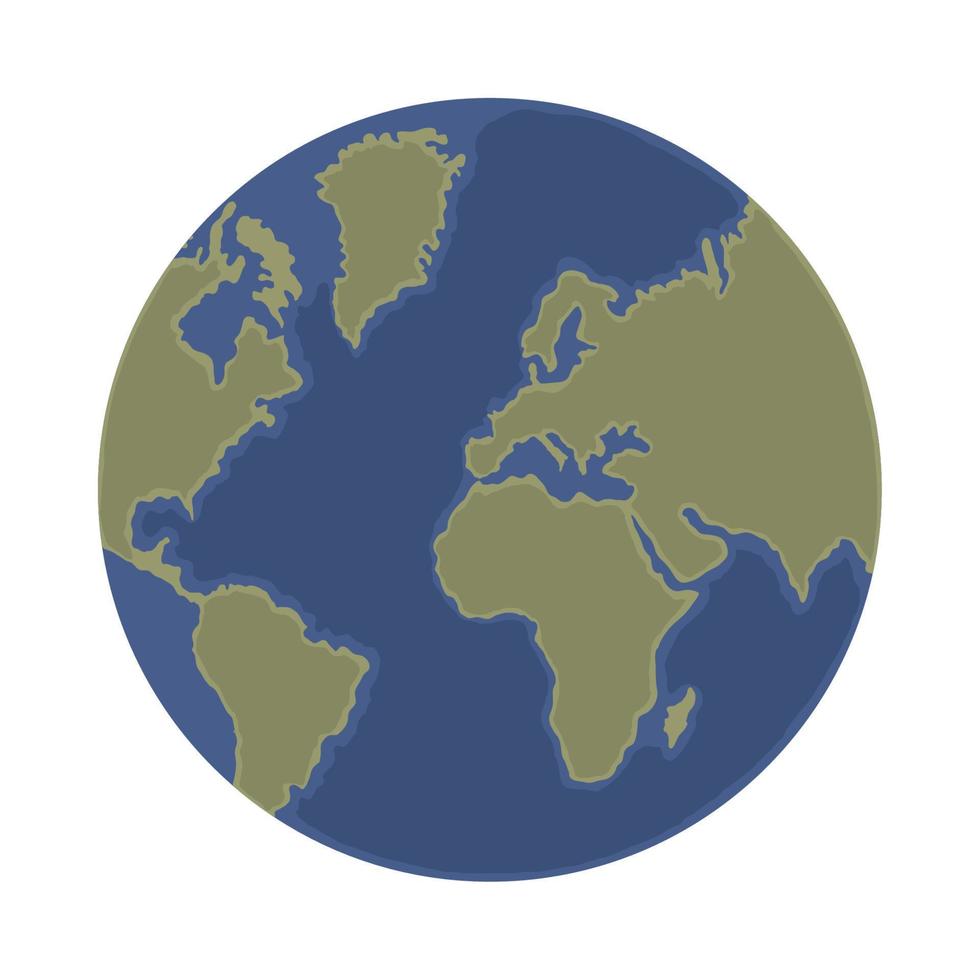 world map icon vector