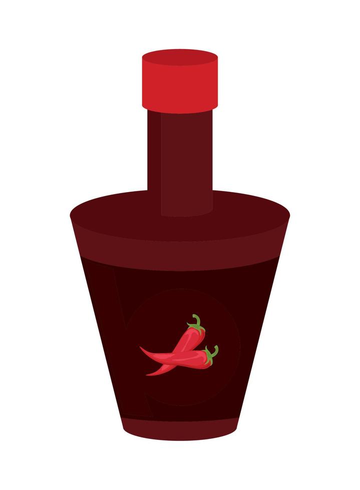 sauce chili pepper vector