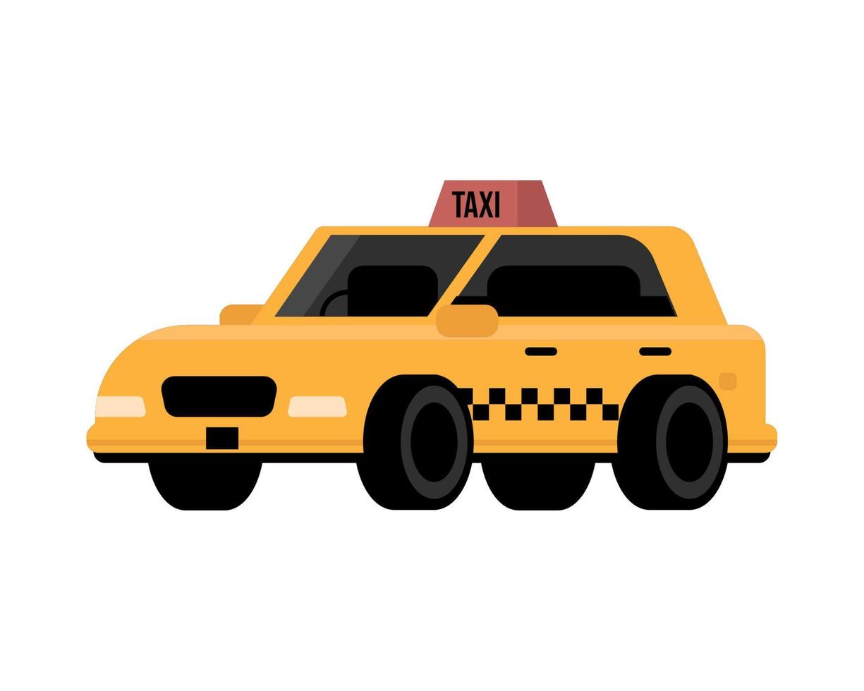 taxi cab service vector