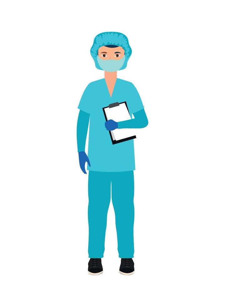 surgeon doctor staff vector