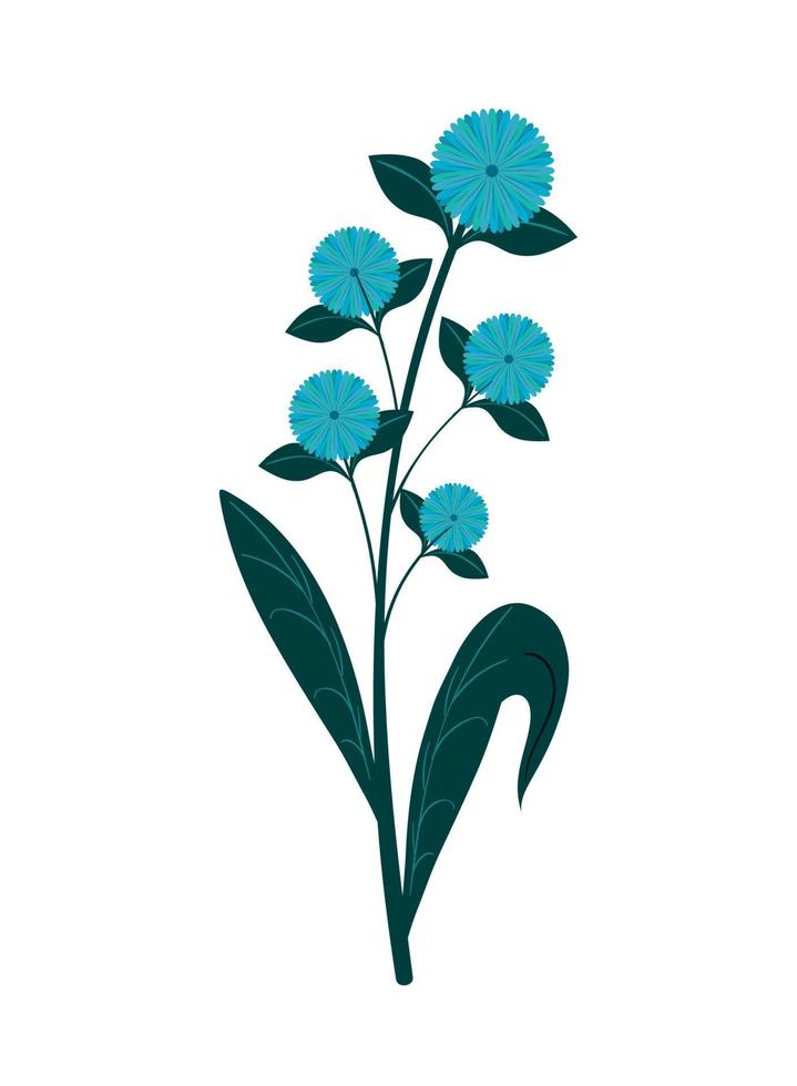 flowers flat design vector