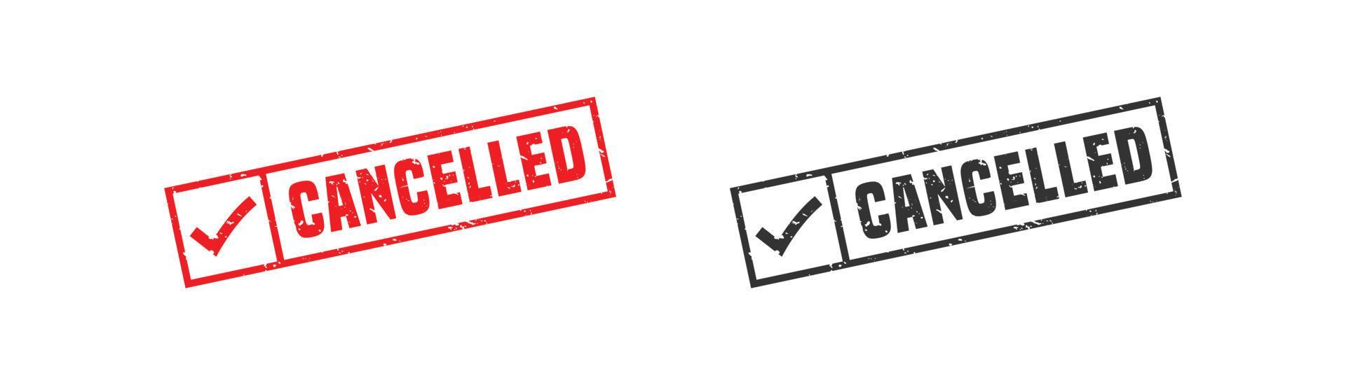 Cancelled stamp rubber with grunge style on white background. 10969142