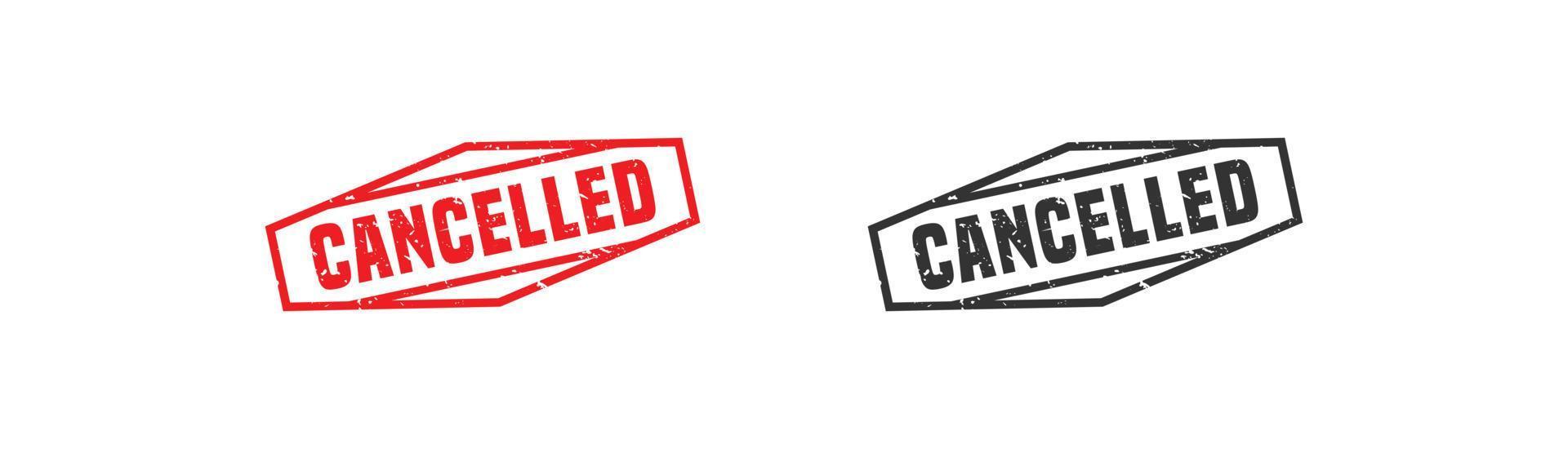 Cancelled stamp rubber with grunge style on white background. 10969177