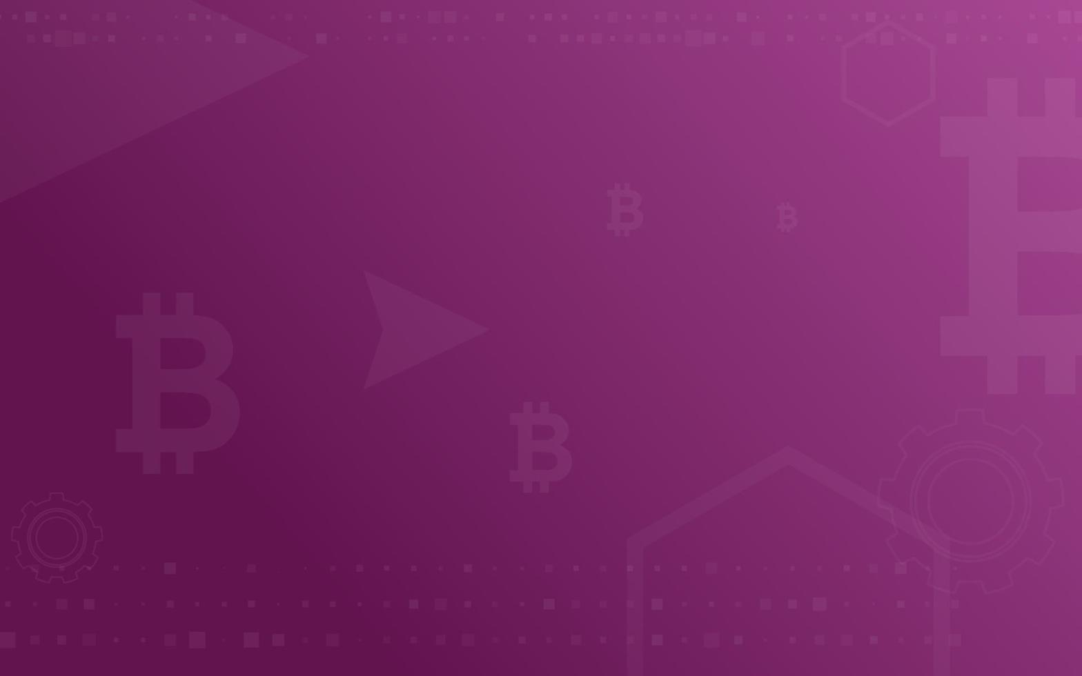 Light green background, Bitcoin crypto currency illustration vector for page, logo, card, banner, web and printing.