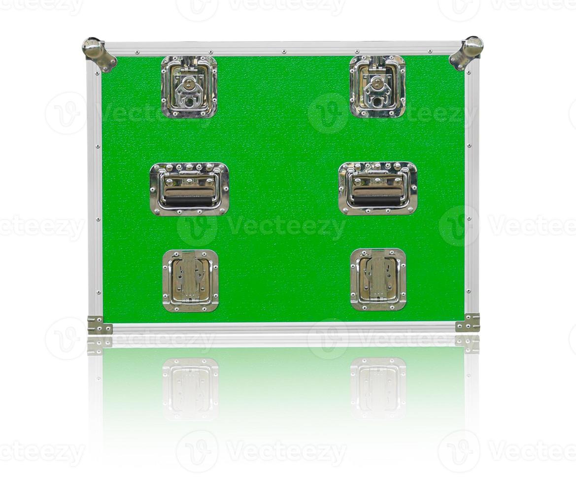 New green toolbox with shadow photo