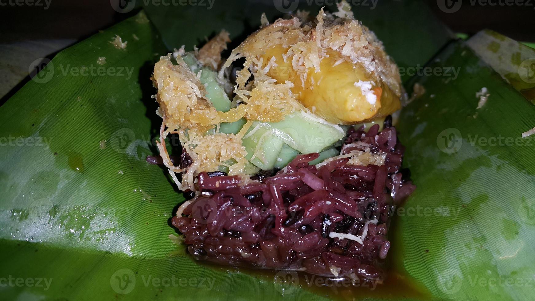 Indonesian traditional food. photo