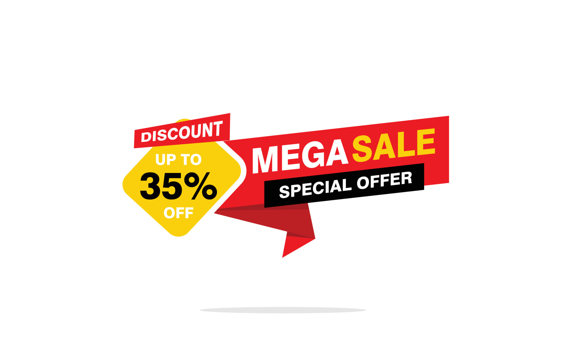 35 Percent Discount Offer Clearance Promotion Banner Layout With 35-percent-discount-offer-clearance-promotion-banner-layout-with