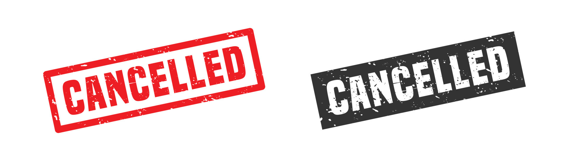 Cancelled stamp rubber with grunge style on white background. 10969941