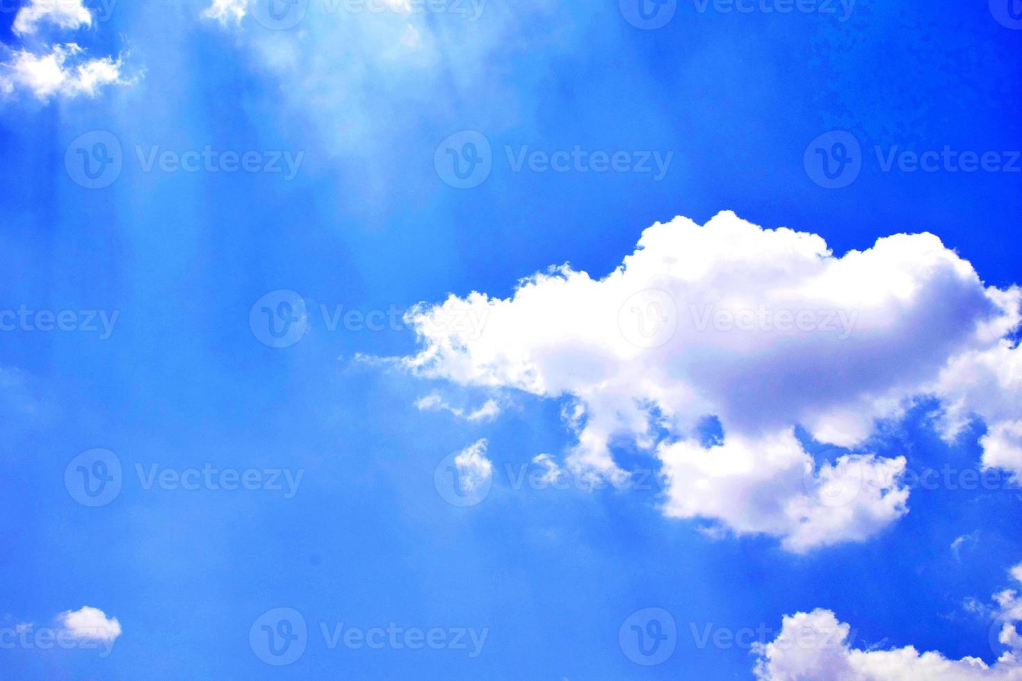 Blue sky background and white clouds soft focus. blue sky cloudsfor background.Natural background. photo