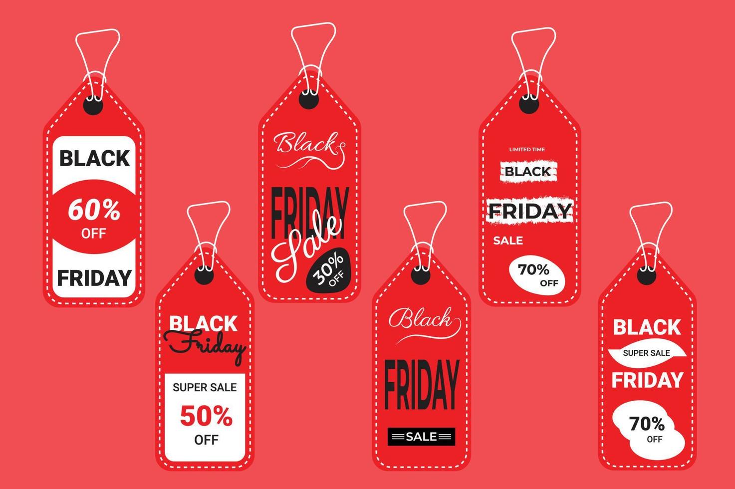 Black Friday Concept design vector