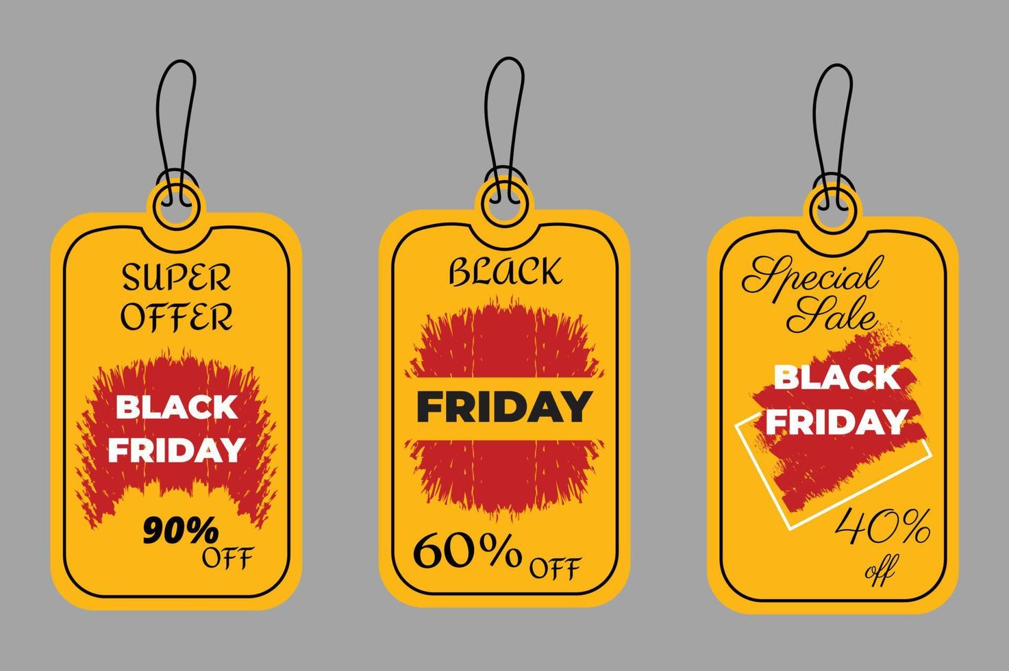 Black Friday Concept design vector