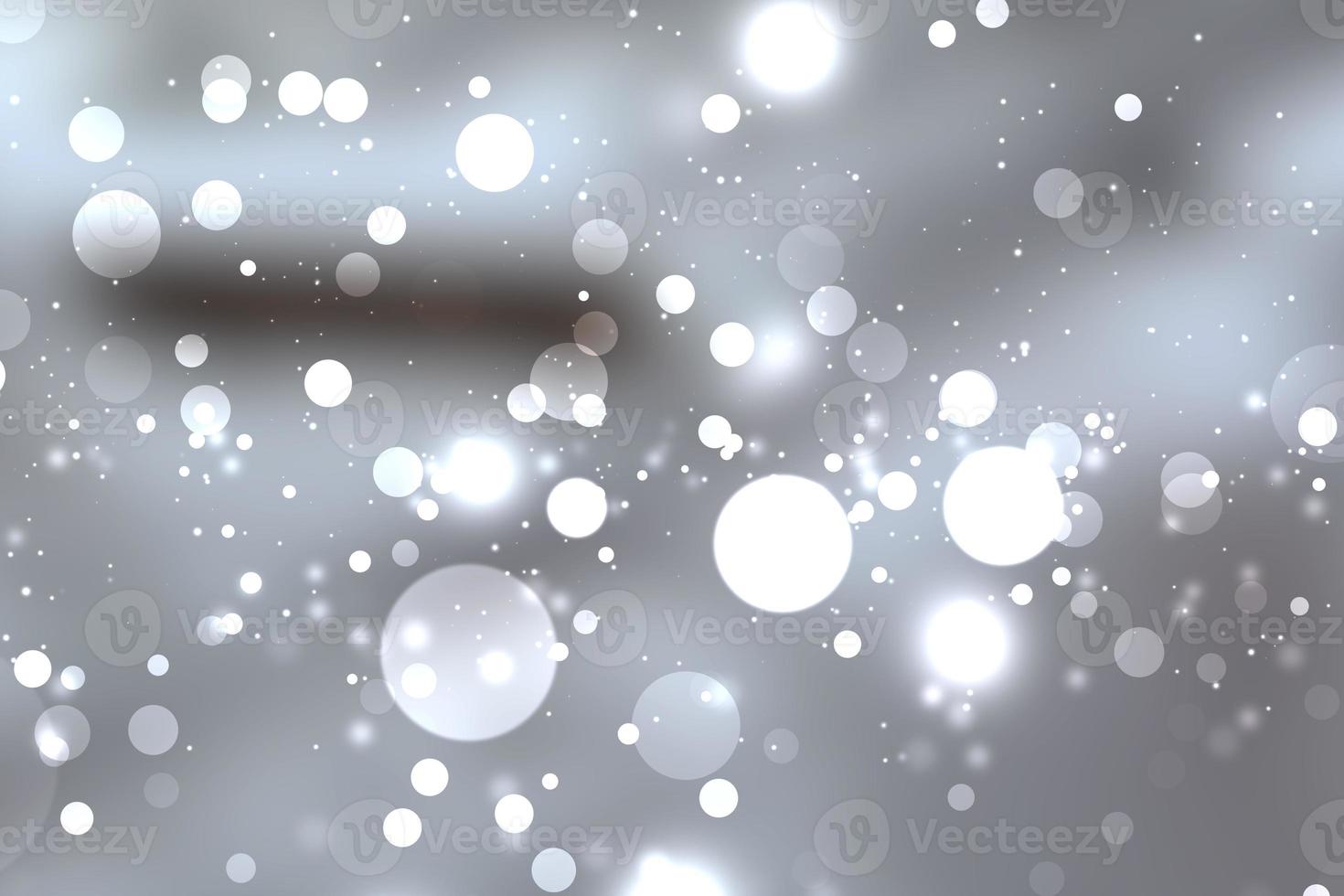 Beautiful bokeh christmas winter blurred background. New year Winter art design, beautiful bokeh circles, copy space, banner format. photo