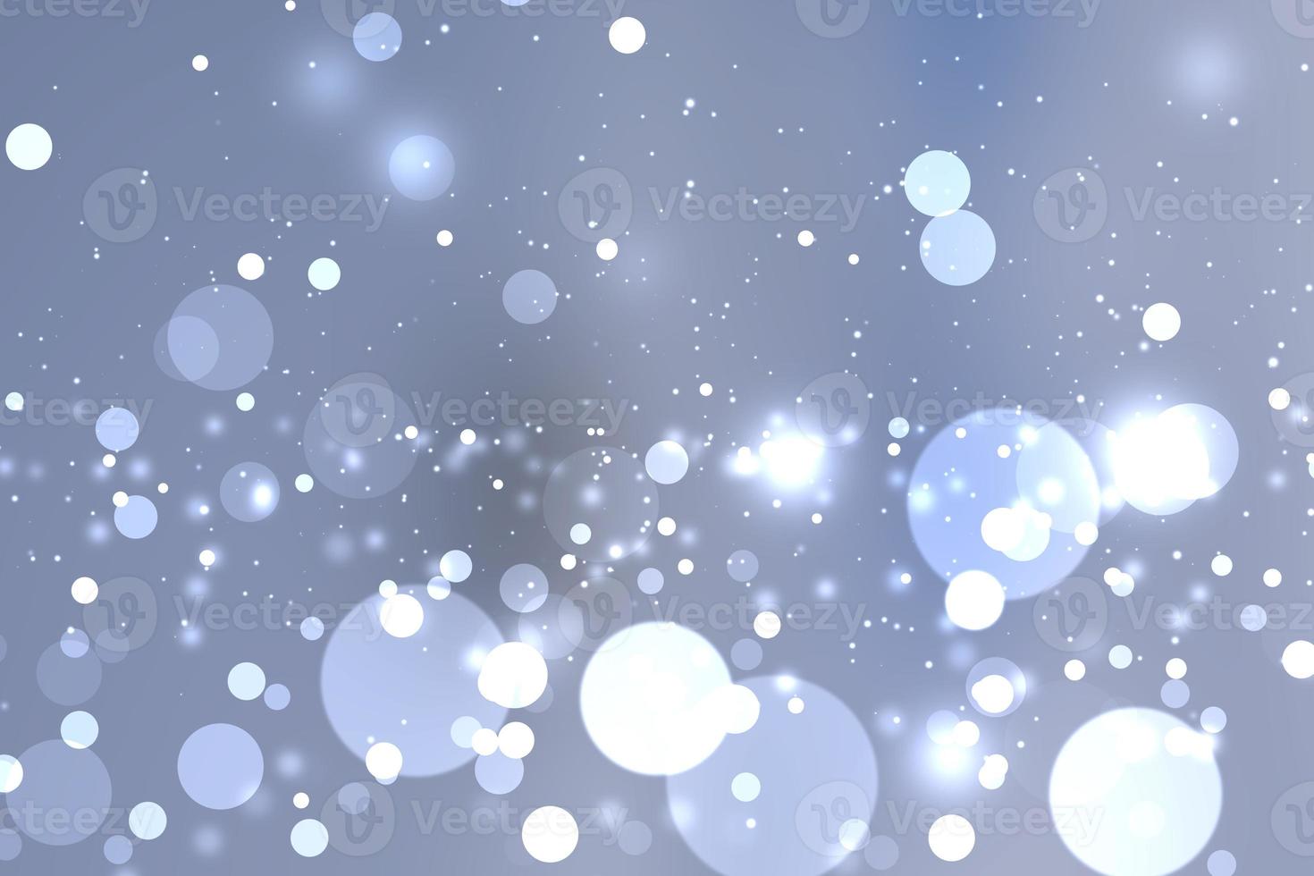 Beautiful bokeh christmas winter blurred background. New year Winter art design, beautiful bokeh circles, copy space, banner format. photo