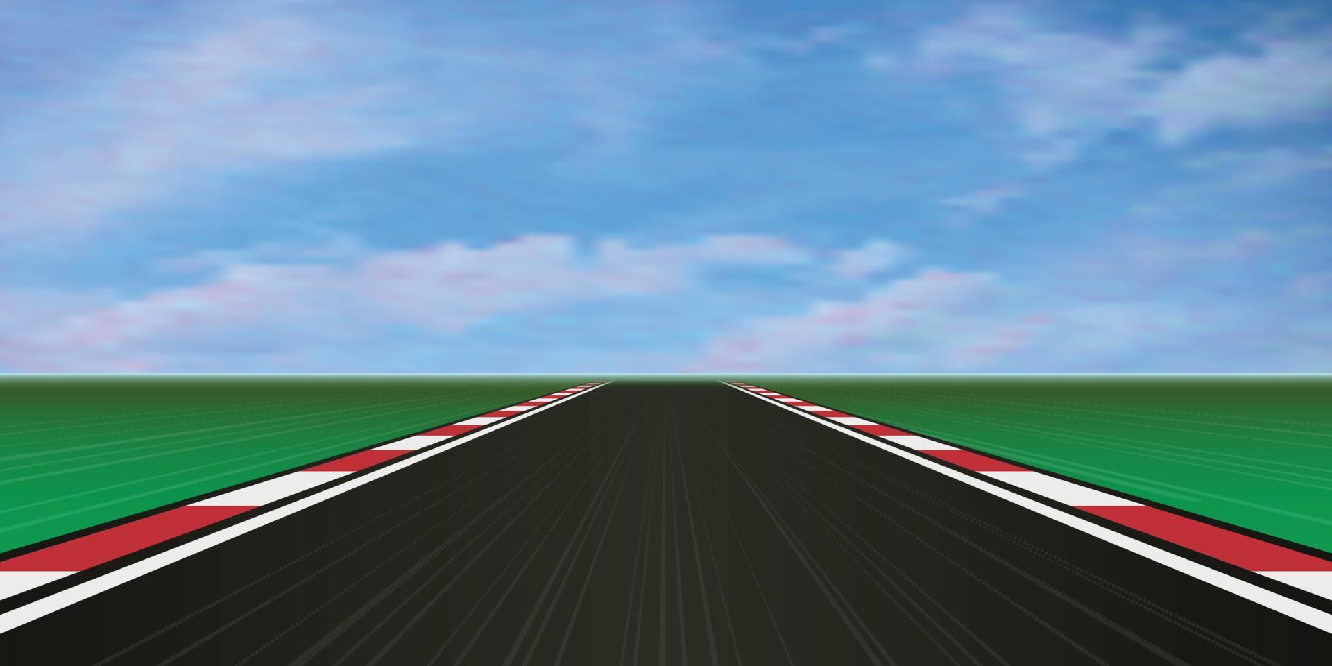 Race track. Vector illustration.