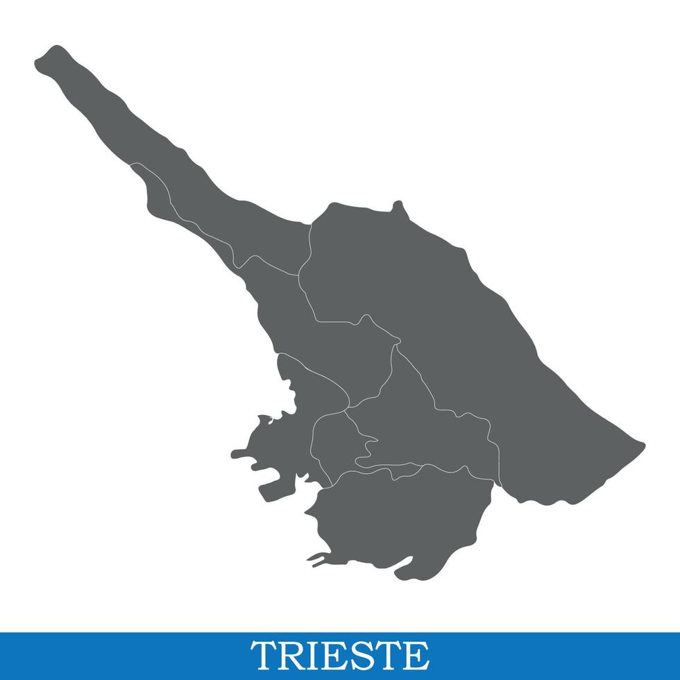 High Quality map city of Italy vector