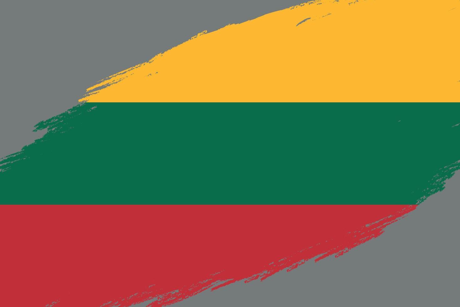 Grunge styled flag vector
