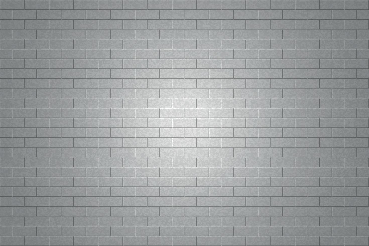 White brick wall background vector