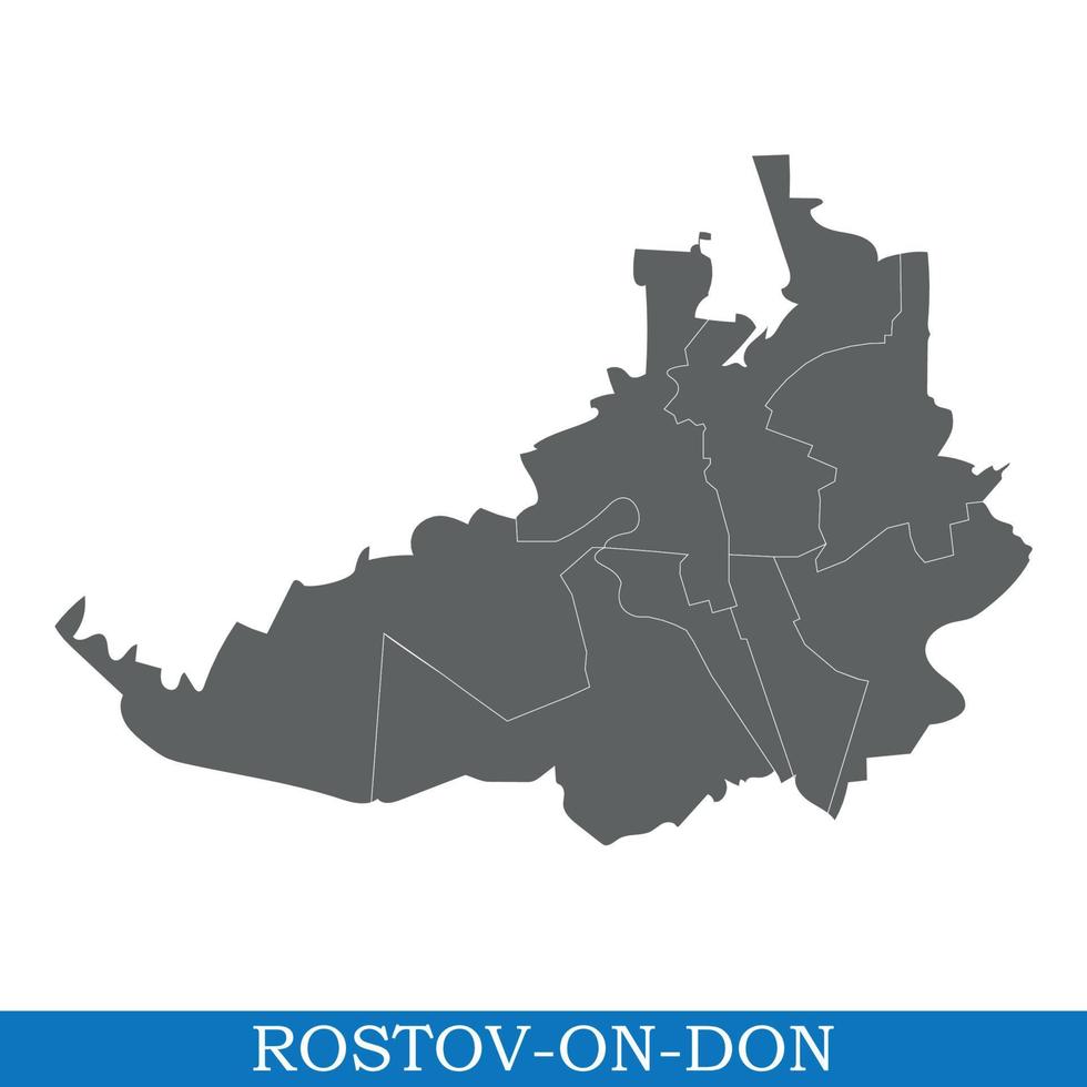mapa de la ciudad de rusia vector