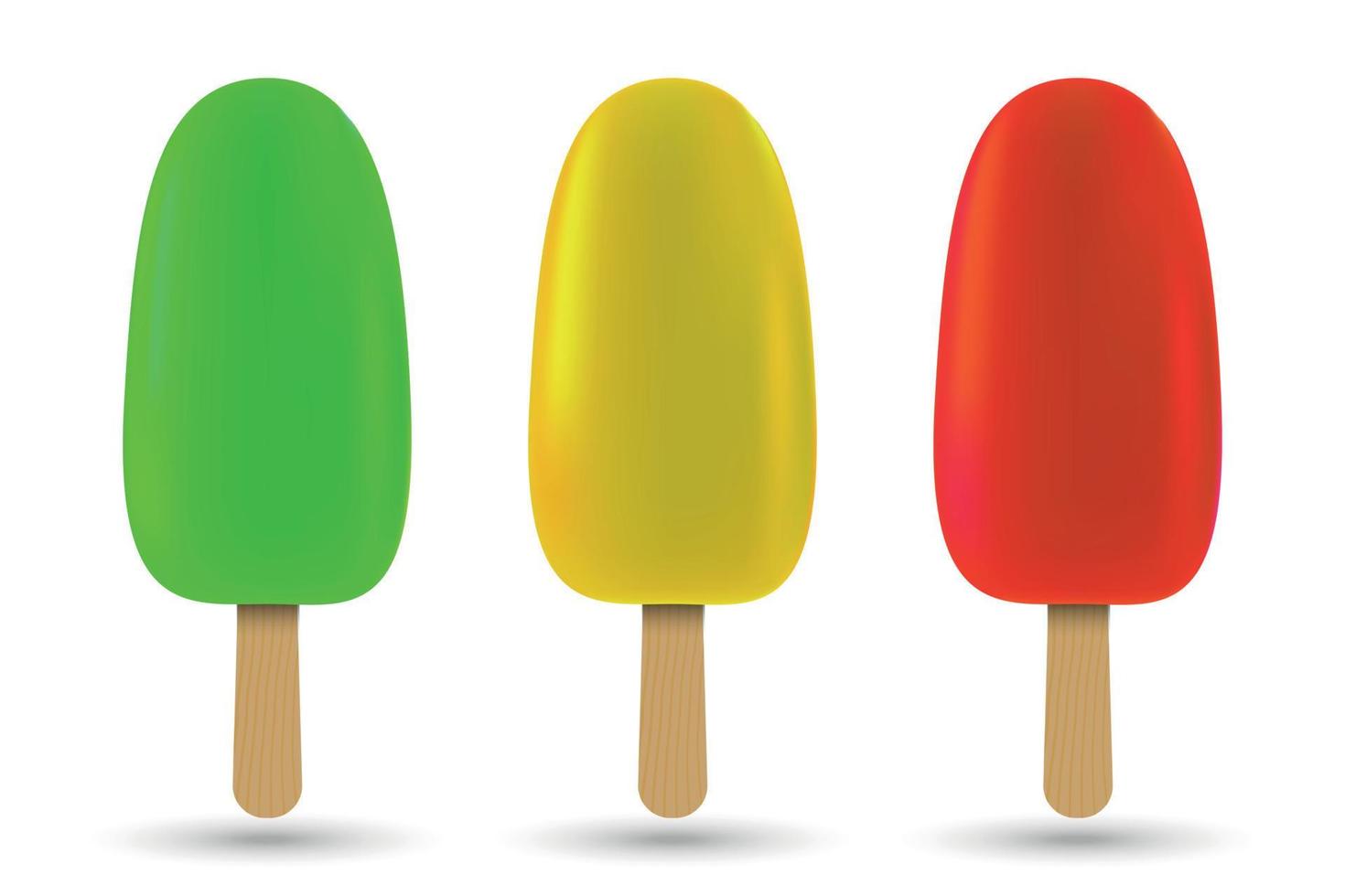 helado de paleta vector